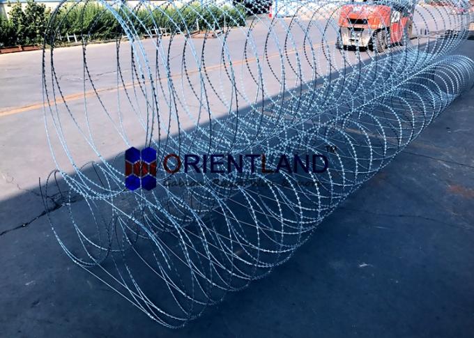 Triple Standard Concertina Wire Fence 75m Military Concertina Coil Fencing